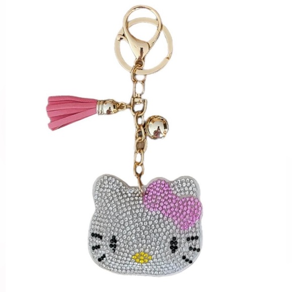 💎Rhinestone Hello Kitty Keychain💗 - Picture 1 of 1